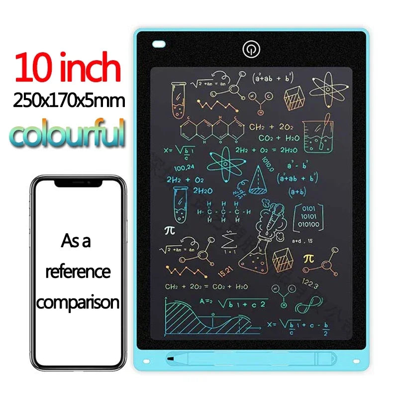 10/12-Inch LCD Writing Tablet – Graffiti Sketchpad and Magic Drawing Board for Kids, Handwriting Blackboard Toy Gift