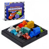 Traffic Jam Sliding Block Puzzle Game — Portable Car Parking Logic Puzzle for Kids, STEM Brain Teaser