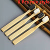 New Bamboo Toothbrush for Kids Children, Biodegradable Extra Soft Bristles, 20000 Soft Natural Bristle Toothbrush