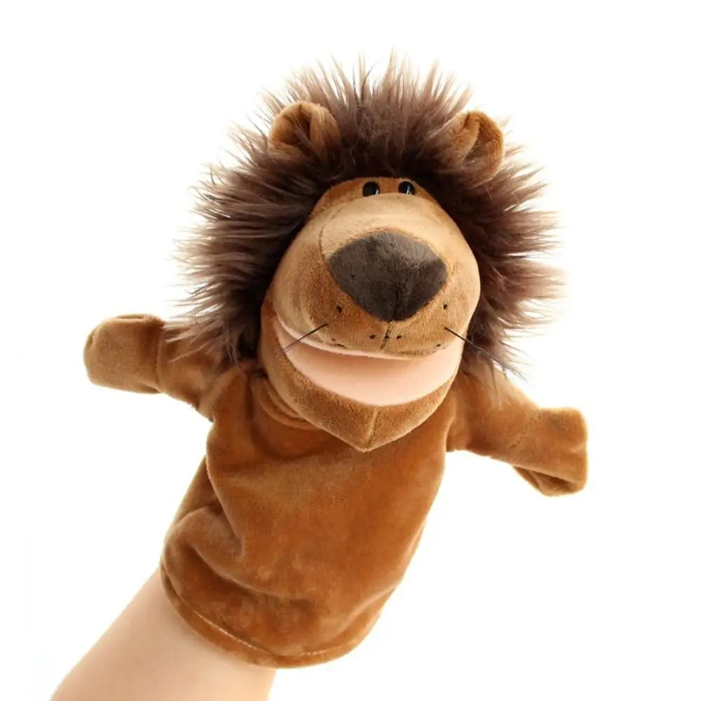 Animal Hand and Finger Plush Puppets, Fox and Bear Educational Soft Stuffed Toys for Girls