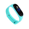 Fashion Kids Sports Waterproof LED Digital Watch Two-Tone Silicone Strap for Teen Boys and Girls