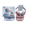 2-in-1 Baby Earmuffs Adjustable Noise-Reducing Infant & Toddler Ear Protection for Sleep Travel Airplanes