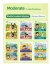 Educational Reusable Wipe-Clean Focus And Attention Training Activity Sheets Set For Kids