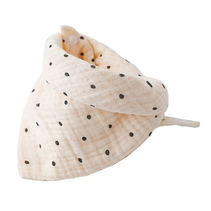 Baby Bandana Bibs | Muslin Drooling Bib for Infants 0-1 Year | High Absorbent Teething & Soothe Towel | Stylish Floral Design - Kidzy Market