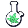 PVC Mini Reagent Bottle Charms — 1 in (2.5–3 cm) Plastic Shoe & Bag Decorations for DIY Crafts