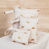 3PCS Portable Wet Dry Bag for Swimsuits, Waterproof Diaper Bags for Cloth Diapers, Washable Reusable Storage Bags - Kidzy Market