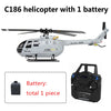 C186 Pro B105 RC Helicopter – 2.4G 4 Propellers with 6-Axis Gyroscope Stabilization
