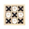 Montessori Wooden Tic-Tac-Toe (XO) Puzzle Board 9.8×9.8 cm (3.9×3.9 in) – Educational Brain Training Toy for Kids