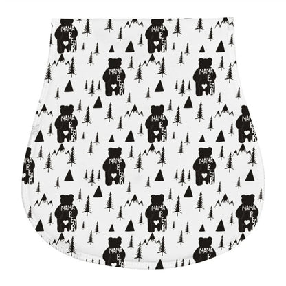 2-Layer Absorbent Burp Cloths – Soft Cotton Baby Bibs for Feeding & Teething - Kidzy Market