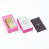 Pink Border Tarot Card Deck - 78 Pieces with Guidebook, English Version, Divination & Board Game for Family Gathering (10.3x6cm)