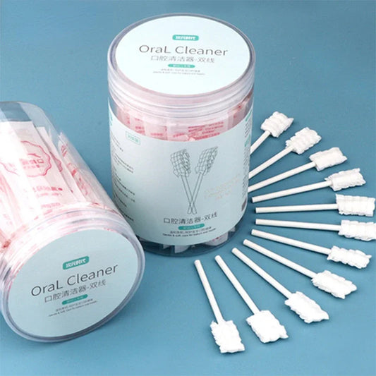Baby Oral Disposable Cleaner - Newborn Milk Teeth Gauze Toothbrush & Tongue Washing Artifact