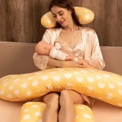 Maternity Pillow for Pregnant Women – U-Shaped Pillow for Neck, Waist, Abdomen, and Leg Support, Perfect for Side Sleepers