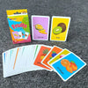 36pcs Children Cognition Cards - Body Parts, Animal, Fruits Double-Sided Flashcards, Montessori Early Educational Toys for Baby Kids Gifts
