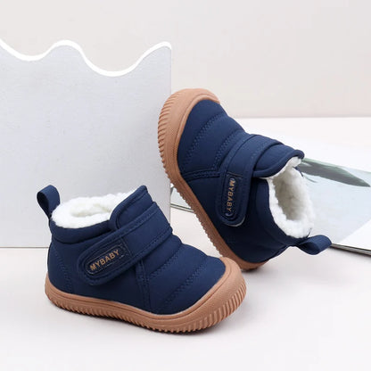 Toddler Warm Boots, Soft Sole Adorable Baby Girls Boys Winter Boots, Multicolor Kids Fall Winter Boots