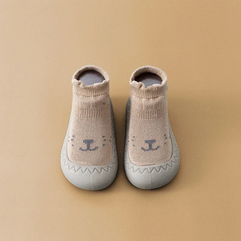 Baby Socks Shoes Infant Color Matching Cute Kids Boys Shoes Soft Soled Child Floor Sneaker Toddler Girls First Walkers