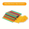 Straw Builder Construction Set Interlocking Plastic Tube Building Blocks STEM Toy for Ages 3-6