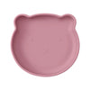 1PC Silicone Baby Suction Plate – Cartoon Bear Shape Feeding Plate for Kids, Baby Food Storage & Eating Training Tableware