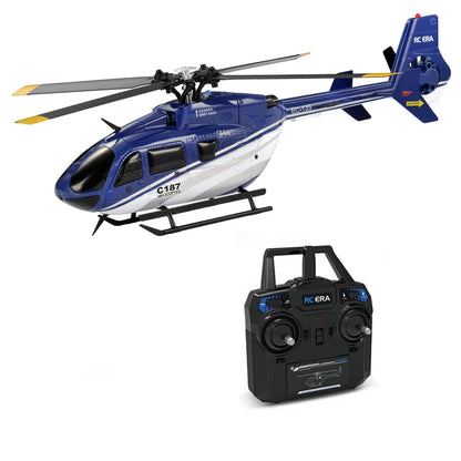 RC ERA C187 EC135 4CH RC Helicopter – Gyroscope Stabilized with Altitude Hold and 2.4G Remote