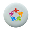 Colorful Flying Disc Frisbee - Portable Outdoor Game & Sports Toy for Kids & Adults (200mm/7.9 in & 275mm/10.8 in)