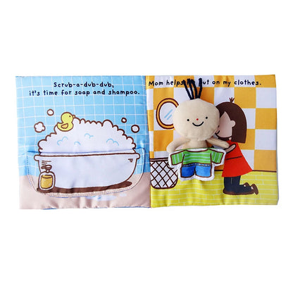 Soft Baby Cloth Quiet Book – Early Educational Learning Puzzle Toy for Toddlers (6-24 Months)
