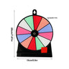 Prize Wheel with Stand – Non-Slip Wheel of Fortune Spinner, Erasable Acrylic Board, 12-Slot Tabletop Roulette Wheel