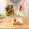 Dinosaur and Heart Sandwich Cutter Mold for Toast, Bread and Bento