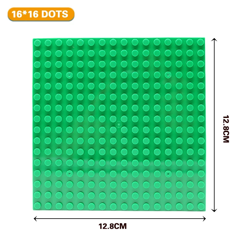 32x32 and 32x16 Dots Classic Base Plates – MOC DIY Plastic Bricks for City Building Blocks Toys