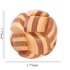 Wooden Kong Ming Lu Ban Lock – Montessori 3D IQ Puzzle for Kids and Adults