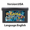 GBA Game Cartridge (32-bit, Pokemon Series, Odyssey Cloud White, FireRed & Silver Rival Rom Hack)