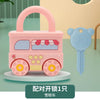 Baby Learning Lock with Key Car Toy – Montessori Educational Number Matching and Sensory Toy for Kids Ages 1-3