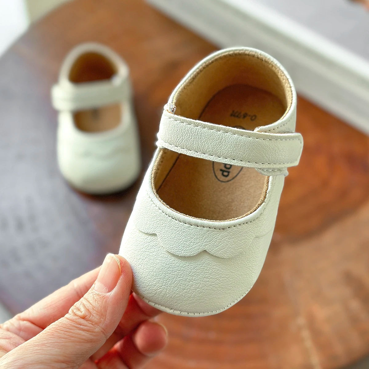 Baby Girls Shoes Multicolour Princess Toddlers Soft Soled Non-Slip Crib Shoes First Walkers 0-18M