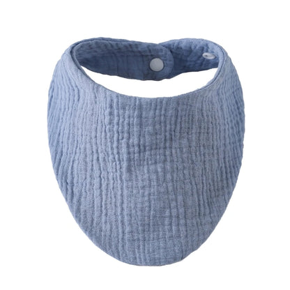Organic Cotton Baby Bibs | Muslin Scarf Bandana Burp Cloth for Boys & Girls | Absorbent Triangle Gauze Feeding Bibs - Kidzy Market