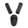 Adjustable 3-Piece Baby Car Seat Belt Cushion Set Stroller Shoulder Strap Covers & Crotch Pad