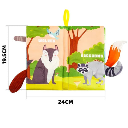 1PC Newborn 0-6 Months Baby Book - Touch and Feel Soft Book, Kids Puzzle Montessori Toy