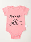 Dad and Me Baby Romper – Trendy Short Sleeve Bodysuit for Newborns, Infants & Toddlers – Unisex Baby Jumpsuit – High Quality