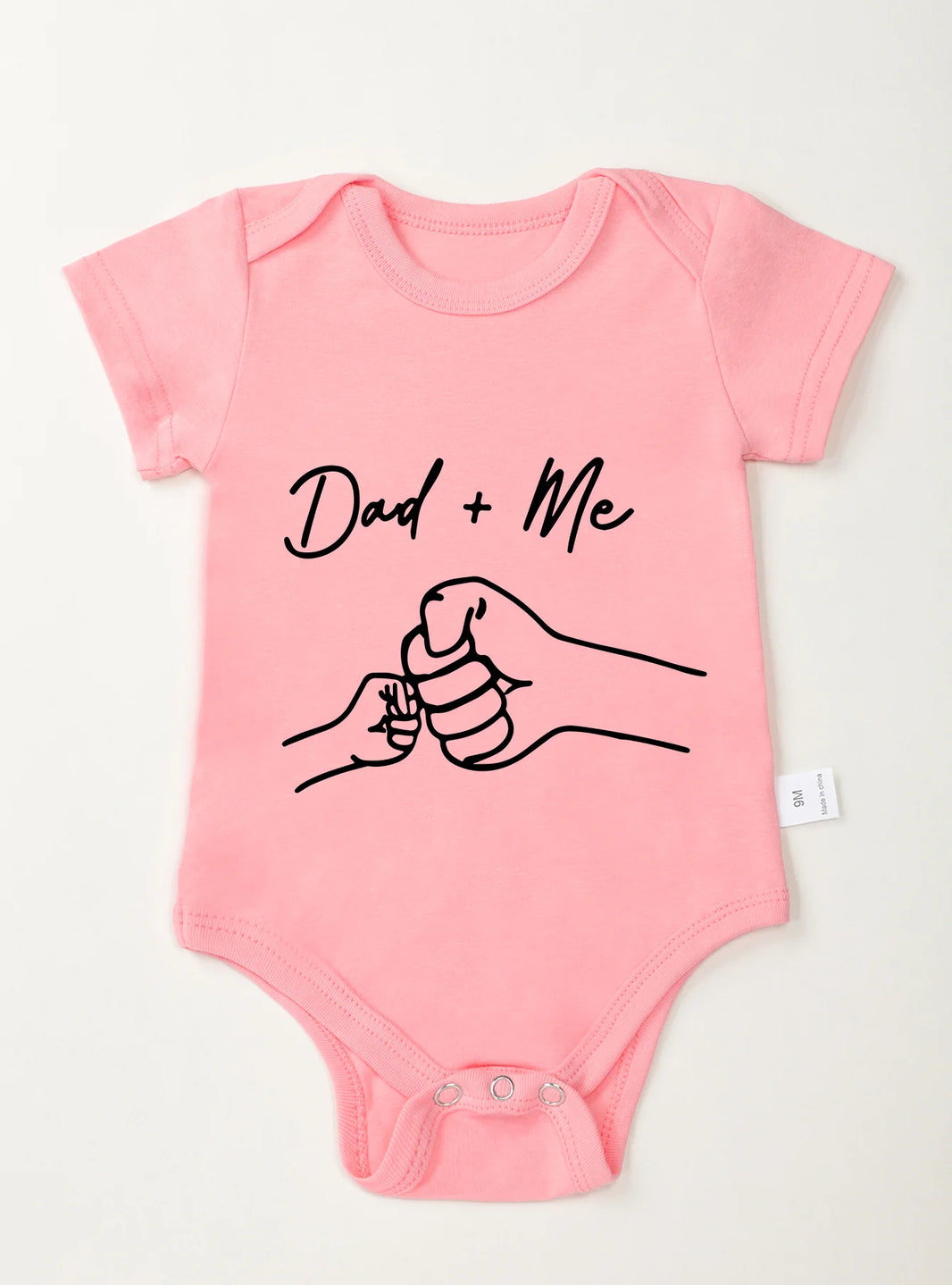 Dad and Me Baby Romper – Trendy Short Sleeve Bodysuit for Newborns, Infants & Toddlers – Unisex Baby Jumpsuit – High Quality