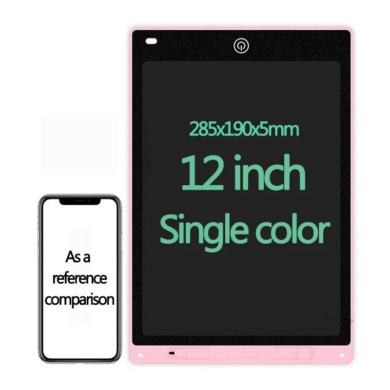 10/12-Inch LCD Writing Tablet – Graffiti Sketchpad and Magic Drawing Board for Kids, Handwriting Blackboard Toy Gift