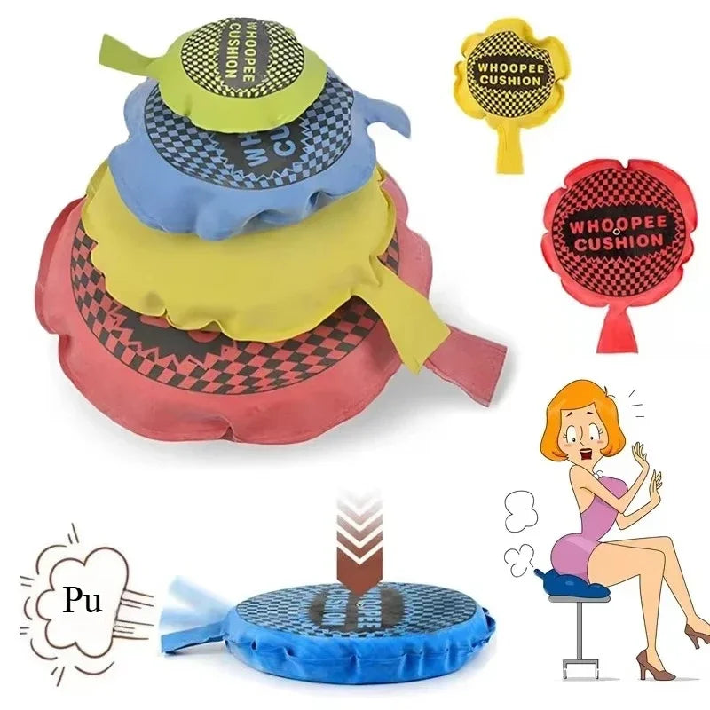 Whoopee Cushion Fart Pad – Classic Rubber Prank Toy for Kids & Adults (Sizes: 9×12 / 15×19 / 19×24 cm | 3.5×4.7 / 5.9×7.5 / 7.5×9.5 in)