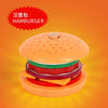 Montessori Wooden Hamburger Stacking Toy DIY Sandwich Pretend Play Color Matching Puzzle Early Learning