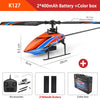 WLtoys XKS K127 RC Helicopter – 6-Axis Gyroscope 2.4G 4CH Mini Single Blade RC Toy