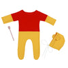 Newborn Bear Photography Suit Set – Baby Bear Theme Hoodie & Hat Photography Outfit for Newborn Photoshoots
