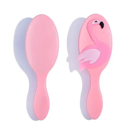 Girls Hair Comb – Candy Color Hairbrush for Scalp Massage, Wet & Curly Detangle Brush for Women and Kids, Baby Pink