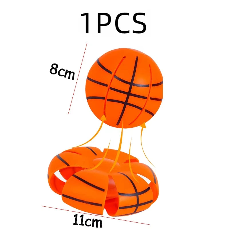 Magic Flying Saucer Stomp Ball - 24 cm (9.5 in) Bouncy Transforming Puzzle Ball for Kids & Pets, Indoor/Outdoor