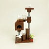 Farm MOC Building Blocks Playset – Animal Parts Pasture Bricks Kit with Chicken Coop, Pig House and Birdhouse Compatible with Standard Stud Bricks