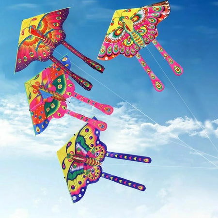2pcs 1.1m Flat Eagle Kite with 30m Kite Line – Children’s Flying Bird Kites, Windsock Garden Cloth Toy, Outdoor Kid Gift