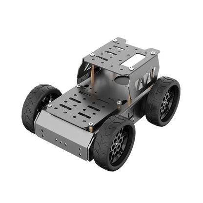 4WD Mecanum Wheel Robot Car Chassis Kit, TT Motor Aluminum Alloy Frame, Smart RC Car Kit for ROS, Programmable DIY Robot Kit