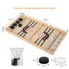 Fast Sling Puck Board Game - Table Hockey Foosball, Winner Party Family Interactive Toy for Children and Adults, Desktop Battle Gift
