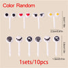 10pcs Cute Animal Fruit Forks Mini Cartoon Snack Picks for Kids
