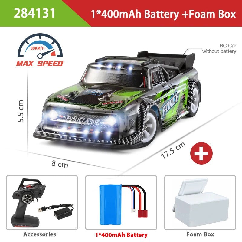 WLtoys 1:28 Mini RC Car with 30km/h Speed and 4WD Remote Control Drift
