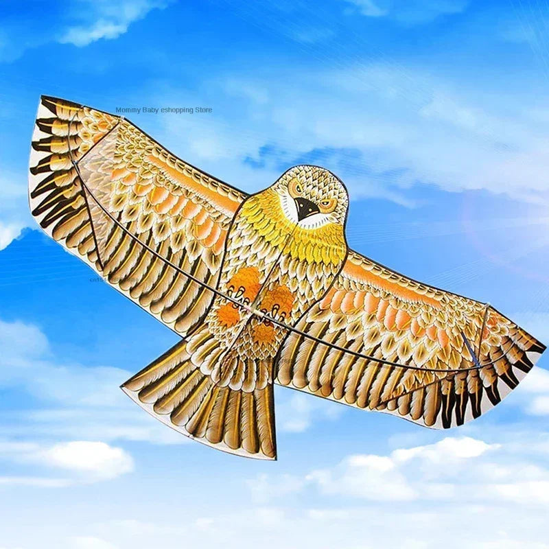 1.1m Eagle Kite with 30m Kite Line – Large Flying Bird Kite for Children, Ideal Gift for Family Trips and Outdoor Sports